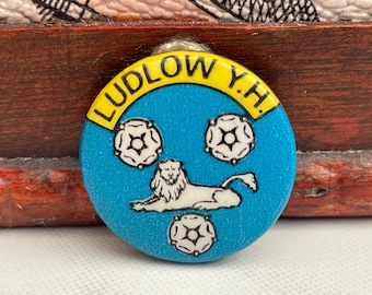 Vintage Abzeichen LUDLOW Jugendherberge YHA Shropshire Wappen Pin Button