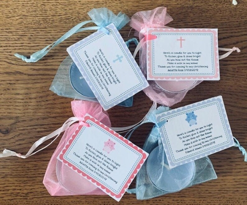 baby shower organza bags