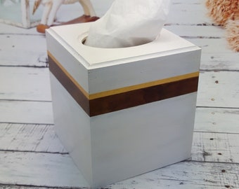 Soporte Funda Para Caja De Pañuelos Cuadrada De Macramé Soporte Funda Para Caja De Pañuelos Cuadrada De Macramé