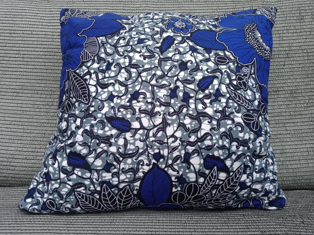 Housse de Coussin en Wax 50×50 cm
