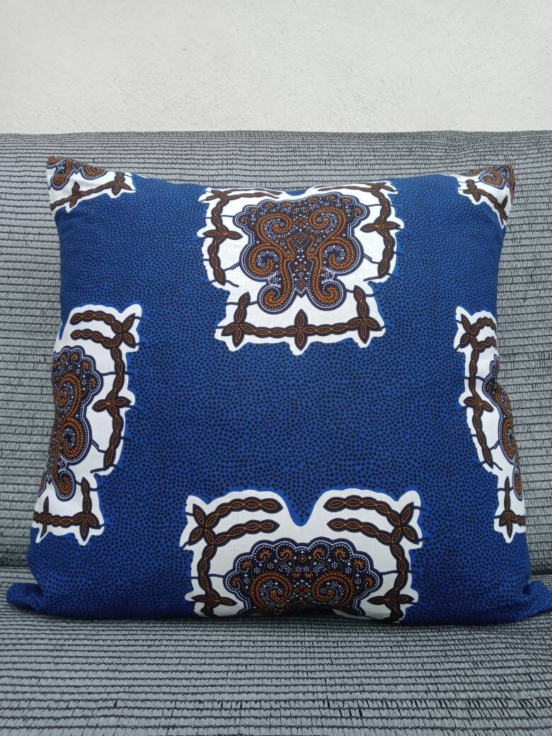 Housse de Coussin en Wax 50×50 cm