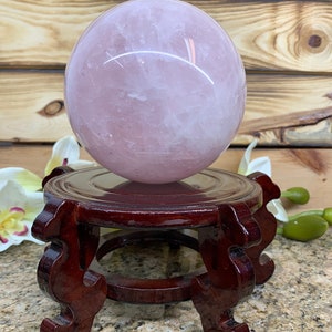 Chinese Asian Oriental rosewood fish bowl stand, Plant, Knick knacks will hold super huge crystal sphere office home altar nursery decor SH1