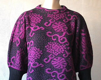 Original 80'S jacquard sweater