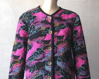 80's quilted cotton jacket