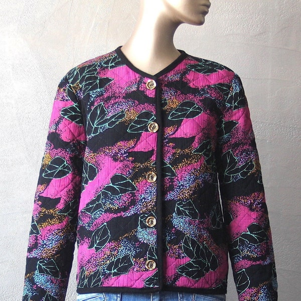 Veste 80's coton matelassé