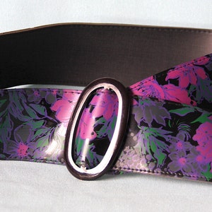 70&#39;s fancy floral belt