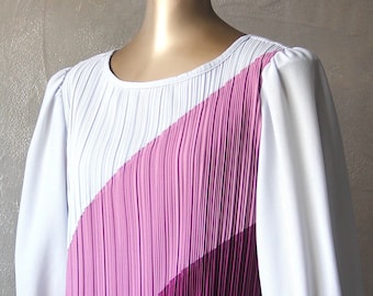 Fancy pleated 70'S dress