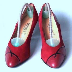 80's fancy leather pumps size 36 EU