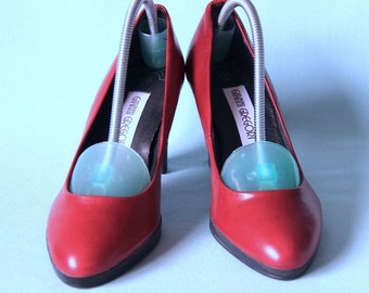 Louis Vuitton red heels 36 1/2 perfect condition, vintage