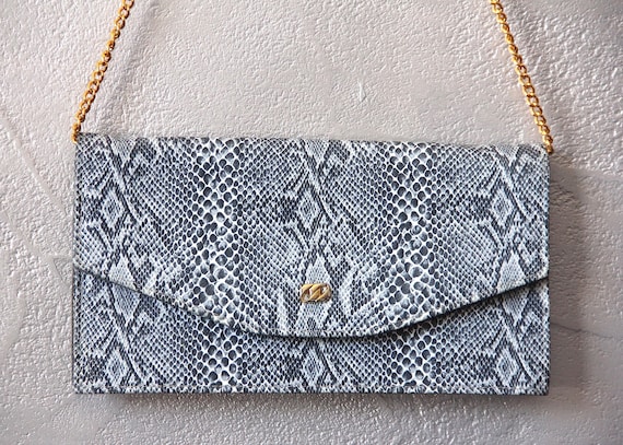 Python look 70's clutch bag - image 1