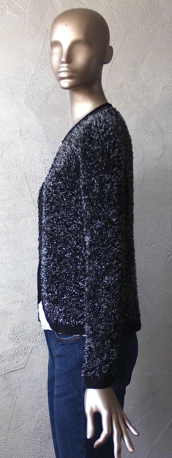 70's heather knit cardigan - image 6