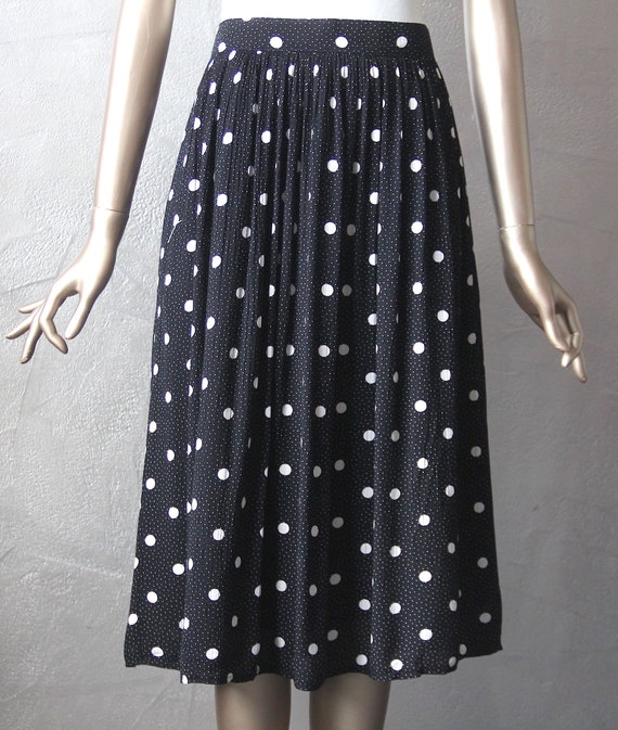 80'S polka dot riding skirt
