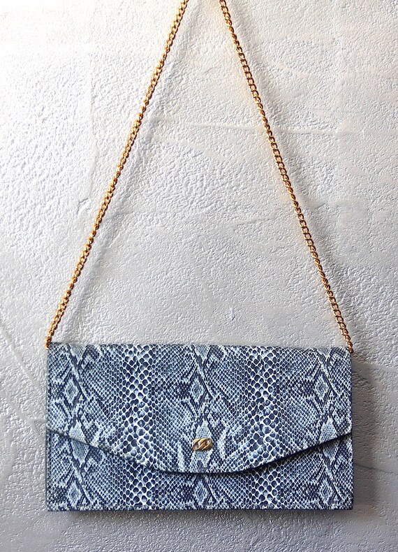 Python look 70's clutch bag - image 2