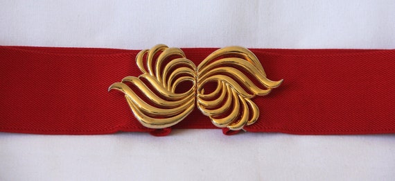80's elasticated chic belt