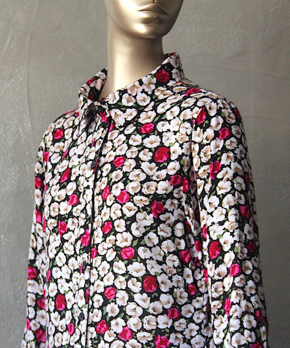 Liberty style floral 80's blouse - image 4