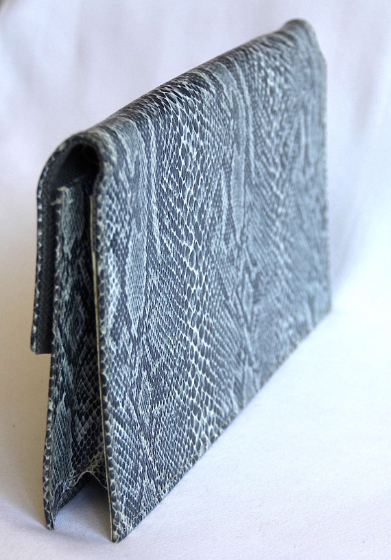 Python look 70's clutch bag - image 5