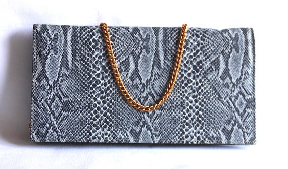 Python look 70's clutch bag - image 7
