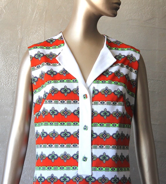 60's fancy jersey dress