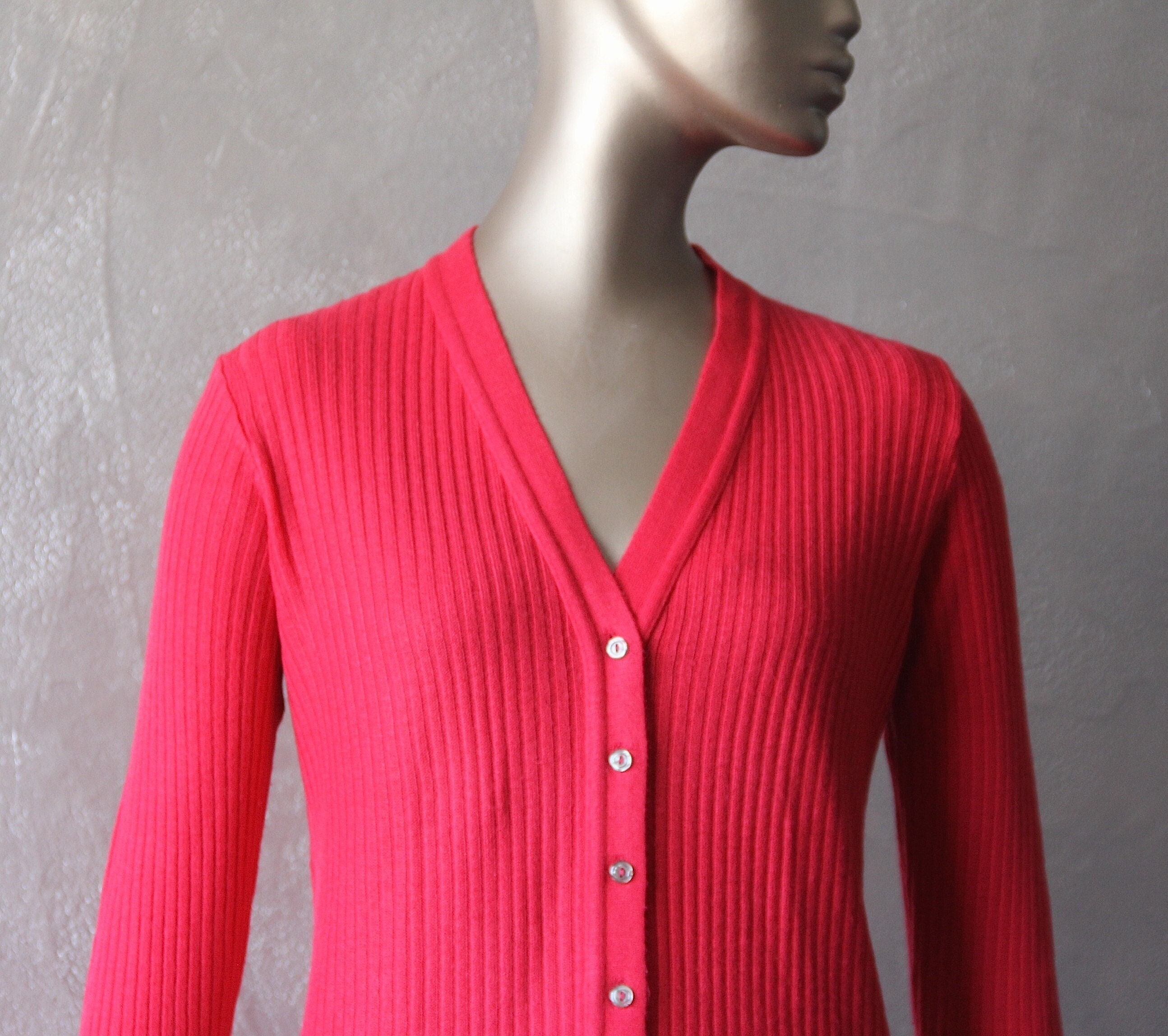 Courreges Cardigan - Etsy Courreges Cardigan - Etsy