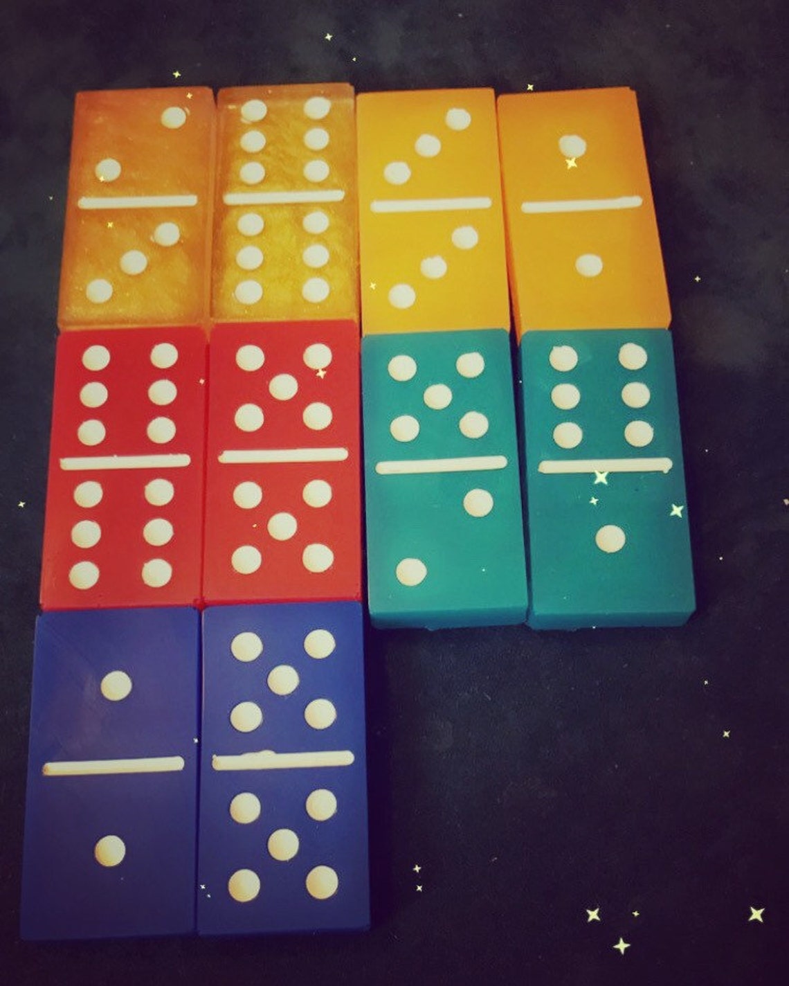 Custom resin dominos Etsy