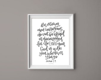 Joshua 1:9 instant download