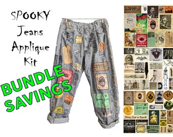 Pre-Order SPOOKY JEANS Applique DIY Bundle