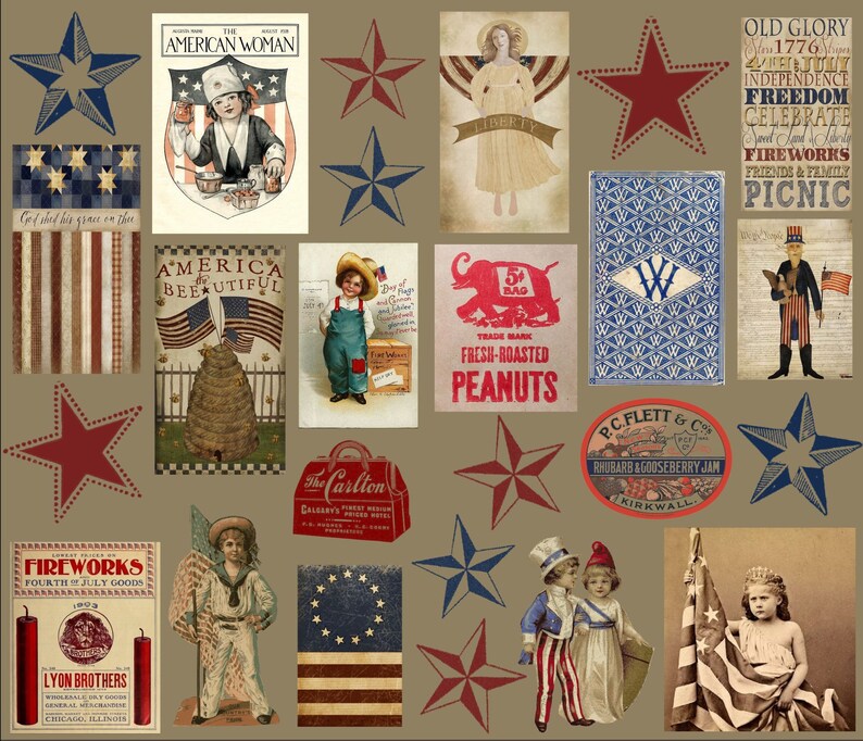 FÖRBESTÄLL AMERICANA Tygapplikation Fri frakt i USA bild 2