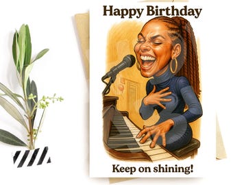 Soul Singer Birthday Card | Music-Themed Greeting