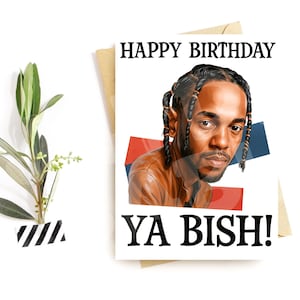 Carte d'anniversaire hip hop amusante - Inspirée des paroles de rap et de l'ambiance - Des voeux audacieux pour lui ou elle - Joli cadeau d'anniversaire pour la culture pop