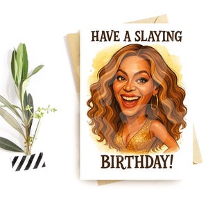Biglietto d'auguri per lei - Divertente compleanno da diva - Design parodia glamour e feroce