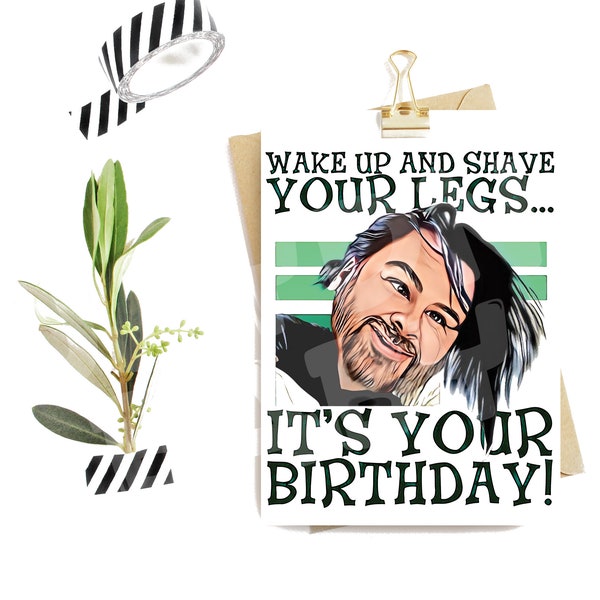 Big Ed Happy Birthday Card - Etsy