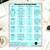Printable Heat Transfer Vinyl Guide | Cricut Heat Press Guide | Heat ...