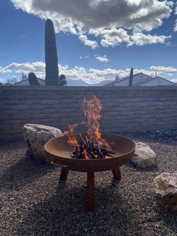 Middleton 24", 30", 34" Steel Fire Pit - Outdoor Backyard Patio Bowl for Fire SD