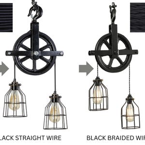 Farmhouse Kitchen Pendant Light - Rustic Chandelier for Kitchen Island image 11