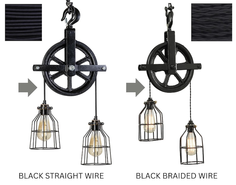 Farmhouse Kitchen Pendant Light - Rustic Chandelier for Kitchen Island image 11