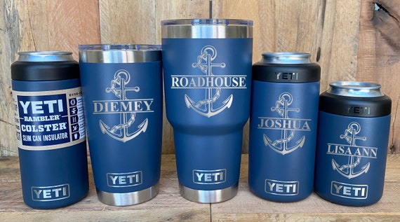 YETI - Personalized ANCHOR - Laser Engraved Tumblers, Can Colsters, and  Bottles