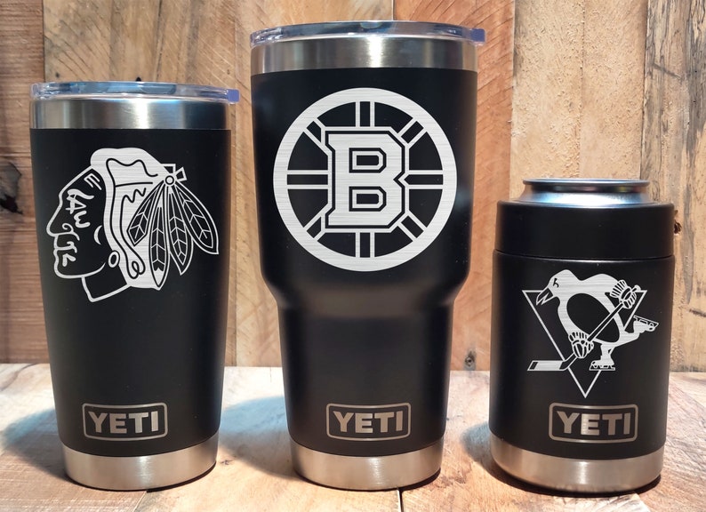 Yeti Negro 30 Oz YETI Negro Acero Inoxidable Vaso Láser Grabado 20 o 30 oz o | Etsy