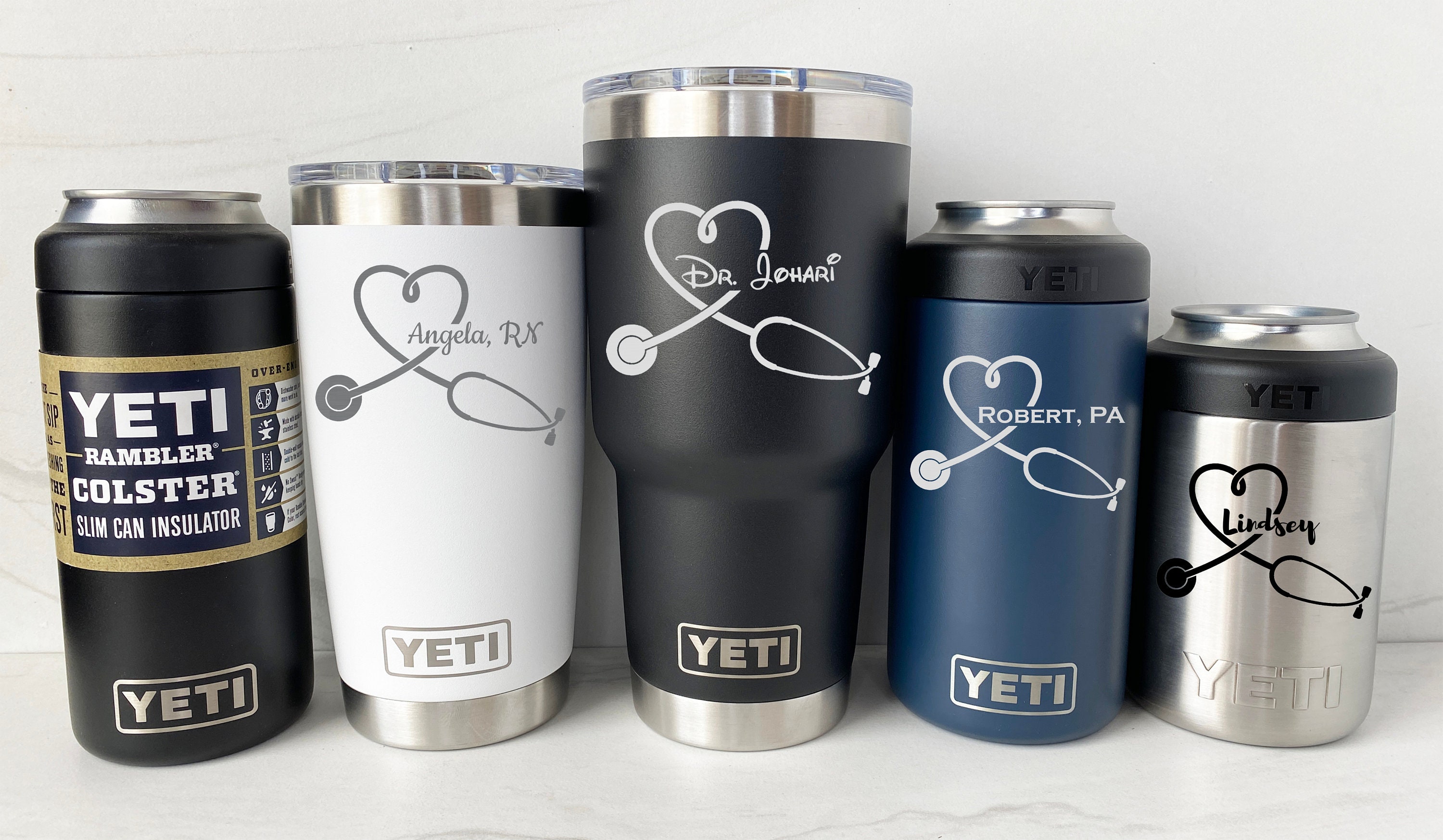 Custom Engraved Yeti Tumbler 30oz Any Team, School, Logo! – Lit