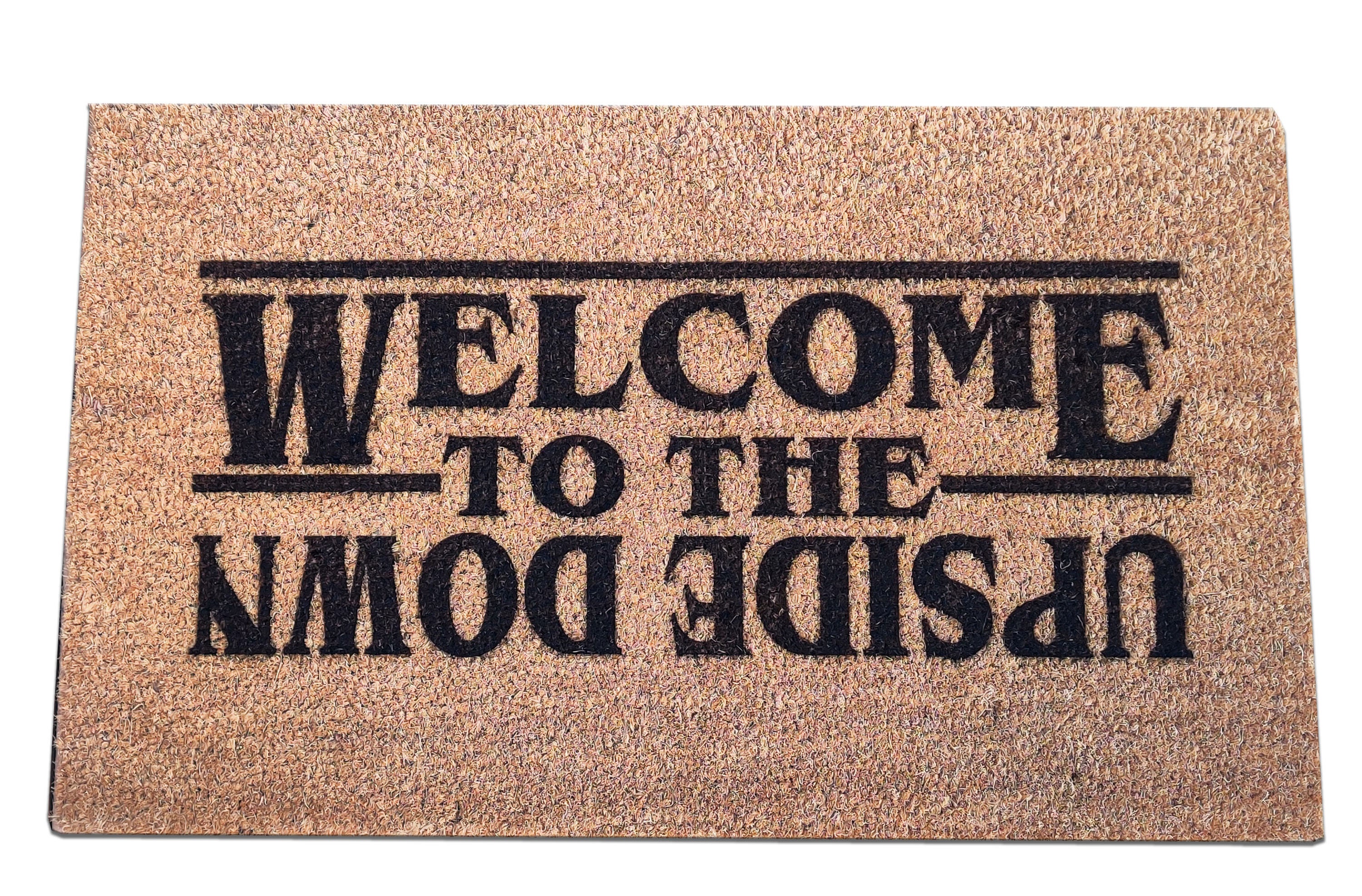 Stranger Things Enter The Upside Down Doormat Entrance Welcome Mat Gift Idea NEW 