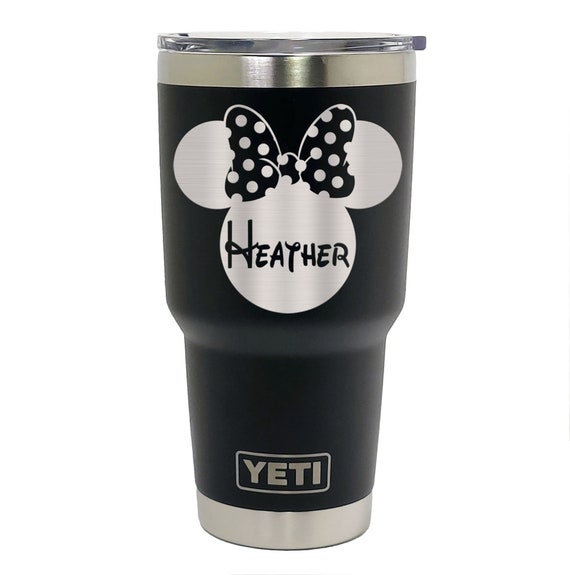 YETI Black Stainless Steel Tumbler 