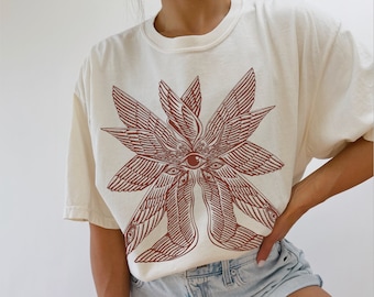 Biblically Accurate Angel Shirt Angelcore Shirt Seraph Shirt Weirdcore Shirt Seraphim Shirt Eyeball Shirt Eye Shirt Ethereal Shirt