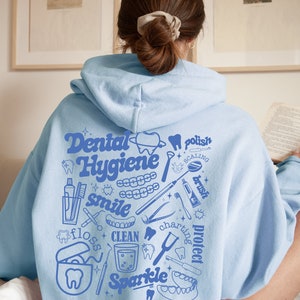 Sweat-shirt à capuche dentaire Sweat-shirt hygiène dentaire Cadeaux hygiène dentaire Sweat-shirt hygiéniste dentaire Cadeaux RDH étudiant en hygiène dentaire Chemise dentaire