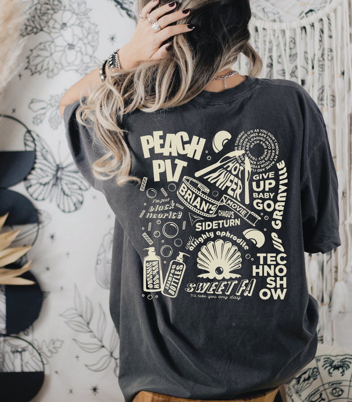 Peach Pit Shirt Peach Pit Band Shirt Peach Pit Merch Indie Etsy