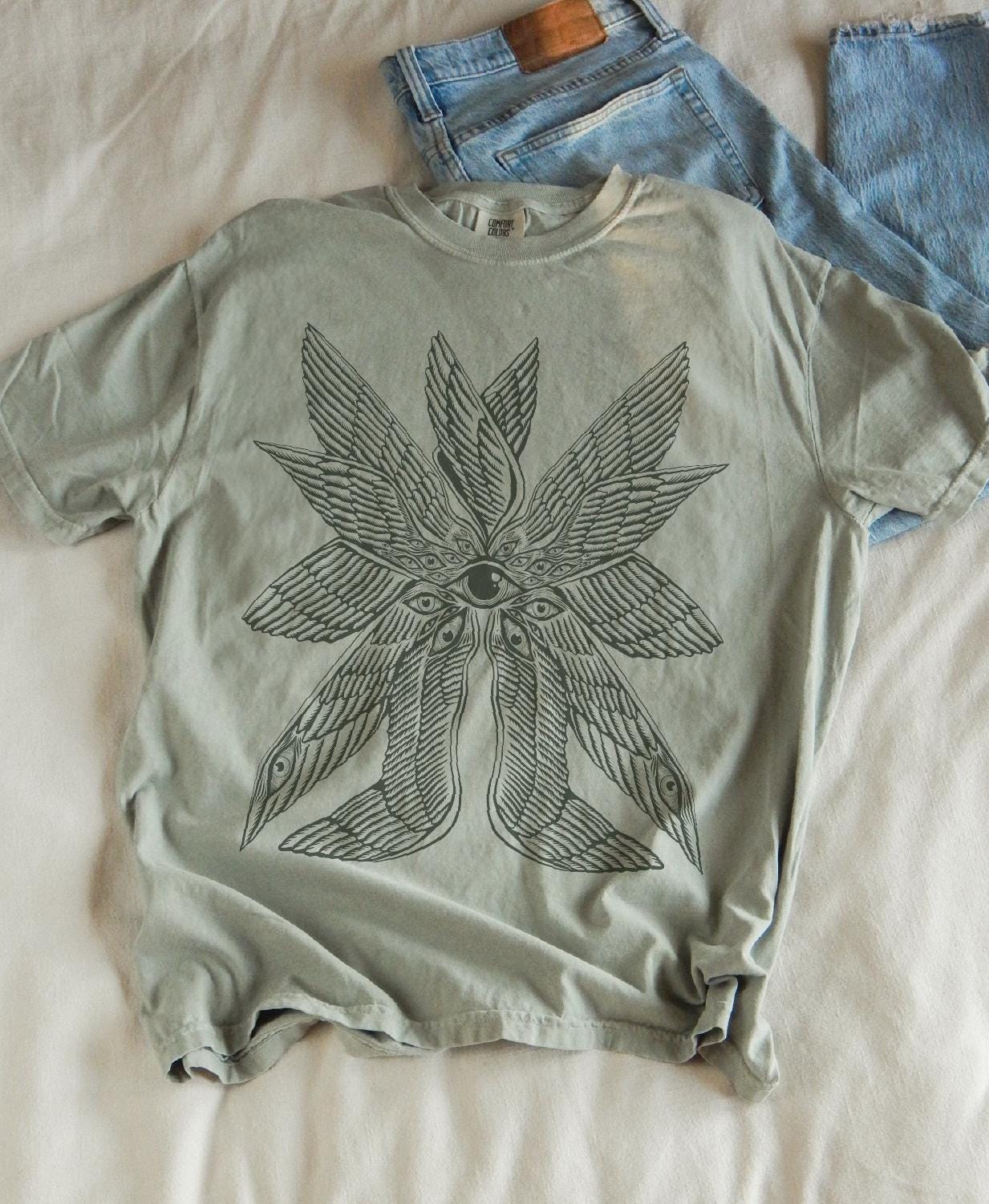 Biblically Accurate Angel Shirt Angelcore Shirt Seraph Shirt