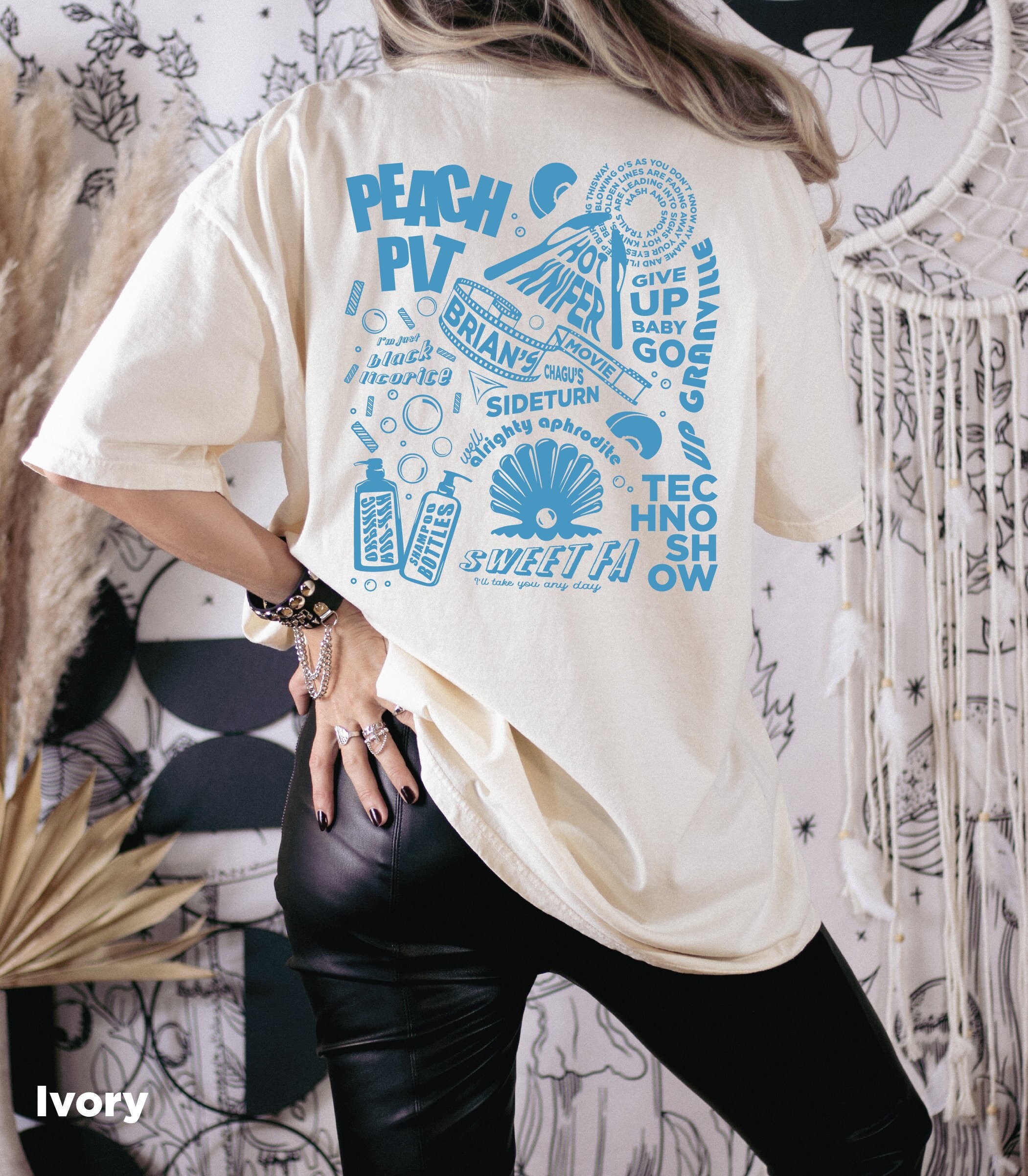 Peach Pit Shirt Peach Pit Band Shirt Peach Pit Merch Indie Etsy