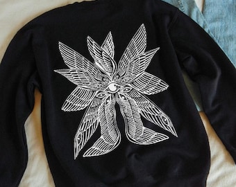 Biblically Accurate Angel Sweatshirt Angelcore sweatshirt Seraph sweatshirt Weirdcore Shirt Seraphim Shirt Eyeball Shirt Eye Shirt Dreamcore