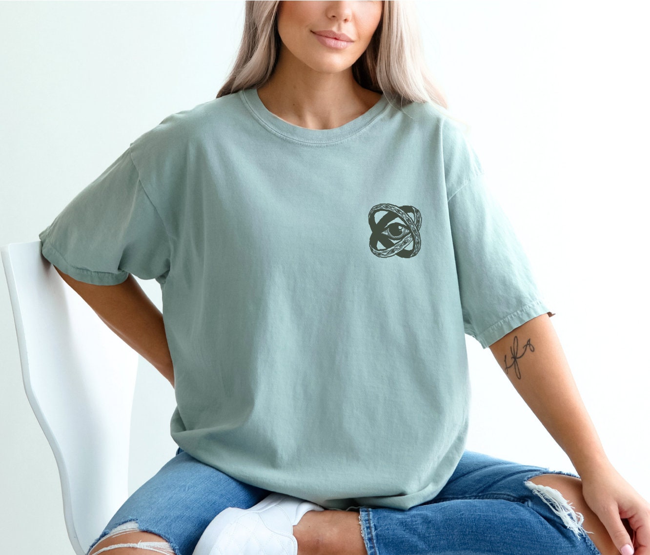 ＊韓国＊［POPPALS］Angel Ring T-shirt Ivory Angel Ring T-shirt [Ivory] - POPPALS | 60% - Asian Fashion