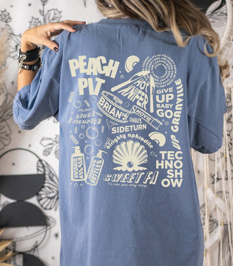 Peach Pit Shirt Peach Pit Band Shirt Peach Pit Merch Indie Etsy