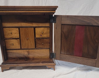 Pennsylvania Spice Box Jewelry Cabinet