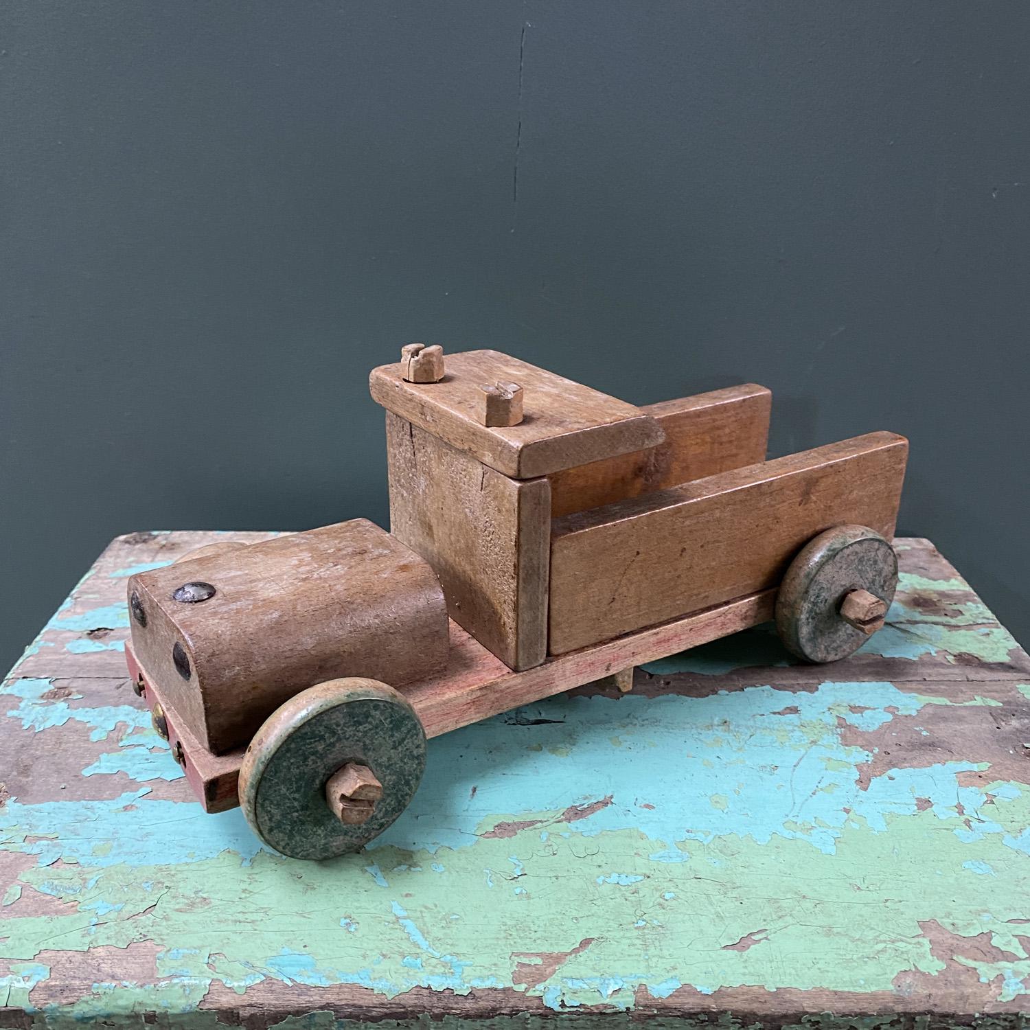 Jouet Ancien – Boîte Vintage Années 1930-1950 – Occasion